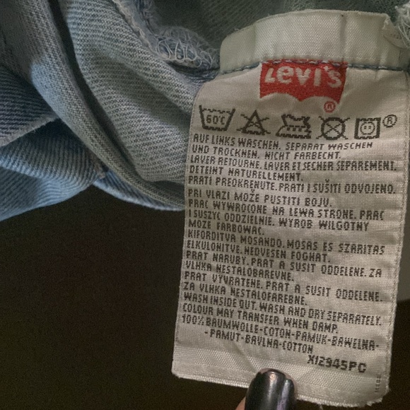 vintage Levi 501 cut offs, distressed size 30 - Picture 3 of 10